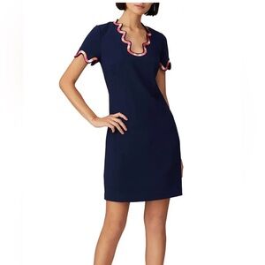 Trina Turk Navy Shift Dress - Women's Simple Short Dress